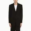 Ami Alexandre Mattiussi Ami Paris Black Wool Single Breasted Jacket