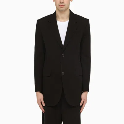 AMI ALEXANDRE MATTIUSSI BLACK WOOL BLAZER