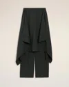Ami Alexandre Mattiussi Black Wool Skirt Trousers Grey In Gray