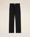 Ami Alexandre Mattiussi Ami Paris Straight Elasticated Trousers Clothing In Black