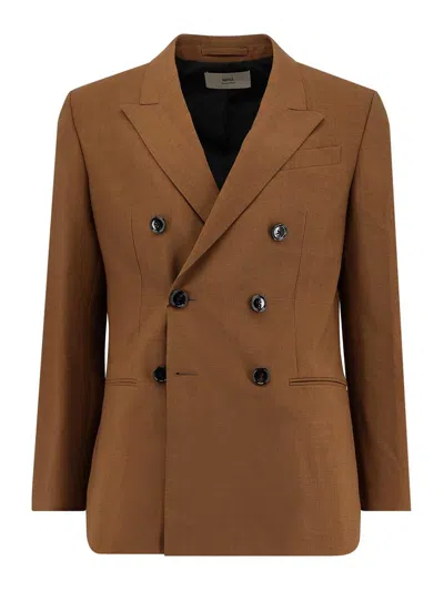 AMI ALEXANDRE MATTIUSSI BLAZER - MARRÓN