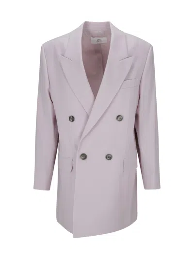 Ami Alexandre Mattiussi Blazer Jacket In Pink