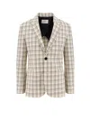 Ami Alexandre Mattiussi Ami Paris Men Ami Paris White Blazers E Vests In White