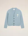 Ami Alexandre Mattiussi Ami De Coeur Button-up Cardigan In Blue