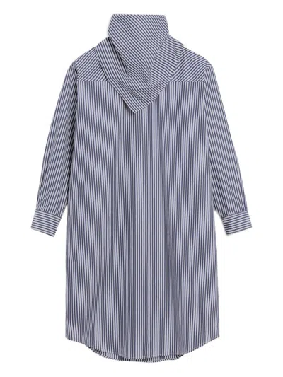 AMI ALEXANDRE MATTIUSSI BLUE BANDANA COTTON DRESS