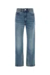 Ami Alexandre Mattiussi Straight-leg Denim Pants With Subtle Fading In Blue