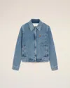 Ami Alexandre Mattiussi Ami Paris Jacket Adc Zipped Jacket Clothing In Blue