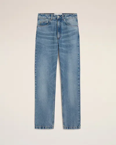 Ami Alexandre Mattiussi Blue Cotton Classic Fit Jeans Blue