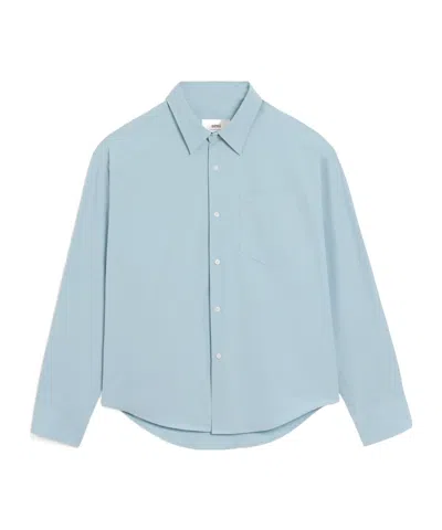 AMI ALEXANDRE MATTIUSSI AMI PARIS AMI DE COEUR LONG SLEEVED BOXY SHIRT