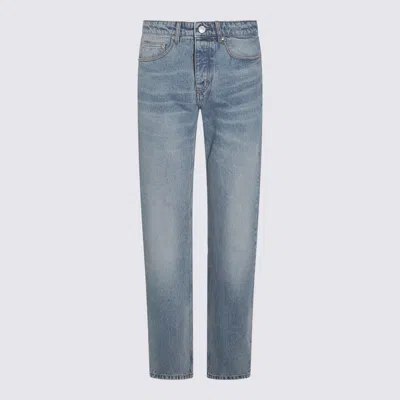 AMI ALEXANDRE MATTIUSSI BLUE COTTON JEANS