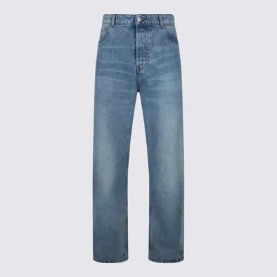 AMI ALEXANDRE MATTIUSSI BLUE COTTON JEANS