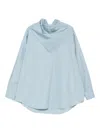 Ami Alexandre Mattiussi Ami Paris Women Bandana Cotton Shirt In Blue