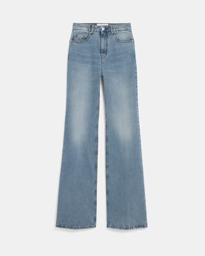 Ami Alexandre Mattiussi Blue Flare-fit Cotton Jeans Blue