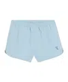 Ami Alexandre Mattiussi Logo-patch Swim Shorts In Blue