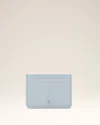 Ami Alexandre Mattiussi Blue Smooth Leather Ami De Coeur Card Holder Blue In Blue