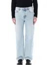 Ami Alexandre Mattiussi Mid-rise Straight-leg Jeans In Light Blue