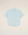 Ami Alexandre Mattiussi Ami Taffetas Short-sleeved Boxy Shirt