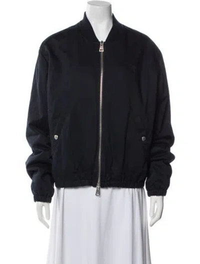 Pre-owned Ami Alexandre Mattiussi Bomber Jacket In Blue