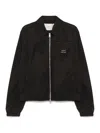 Ami Alexandre Mattiussi Ami Sleek Black Jacket With Versatile Two-way Zip In Black