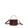 Ami Alexandre Mattiussi Bordeaux Handbag With Adc Patch On The Front And Adjustable And Removable Sh In Red