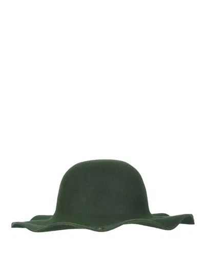 Ami Alexandre Mattiussi Borsalino Hat In Green