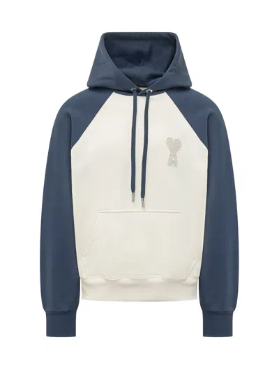 Ami Alexandre Mattiussi Boxed Hoodie With Pocket - Mini Fit In Multi