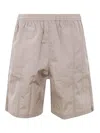 Ami Alexandre Mattiussi Embroidered Swim Shorts In Brown