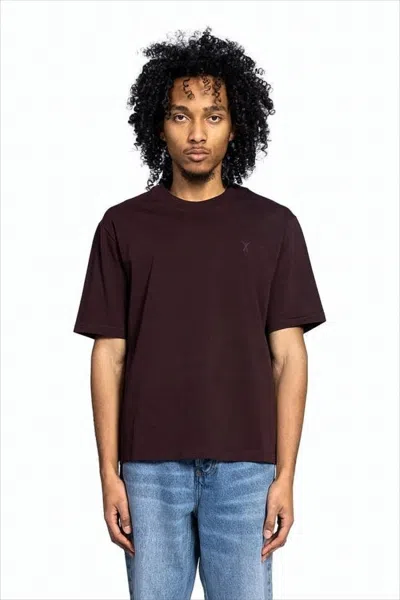 Ami Alexandre Mattiussi Boxy-fit Short-sleeved T-shirt With Embroidered Logo In White