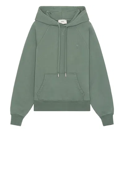 Ami Alexandre Mattiussi Boxy Hoodie In Antique Clay