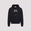 Ami Alexandre Mattiussi Logo-print Hoodie In Navy