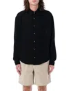Ami Alexandre Mattiussi Ami Long-sleeved Buttoned Shirt In Black