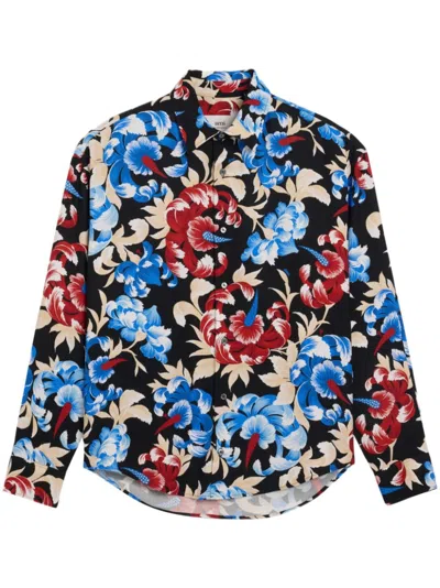 Ami Alexandre Mattiussi Boxy Shirt In Black
