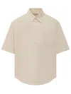 Ami Alexandre Mattiussi Ami Paris Boxy Shirt In Whitecream