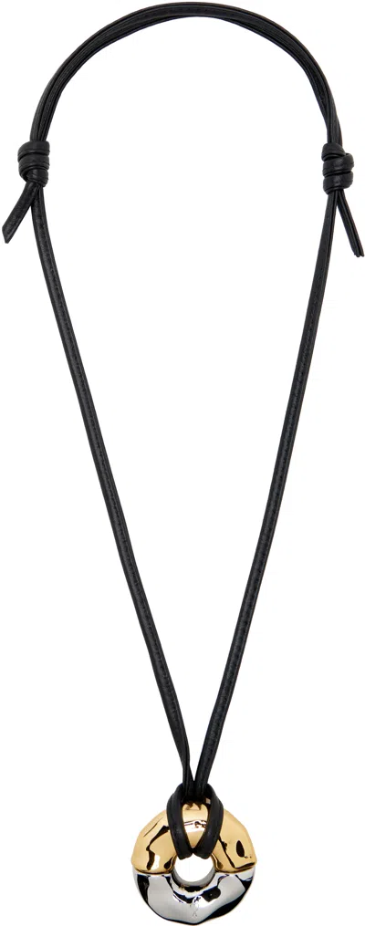 Ami Alexandre Mattiussi Brass Dune Necklace