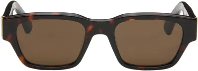 Ami Alexandre Mattiussi Brown 75009 Sunglasses In 955 Shell