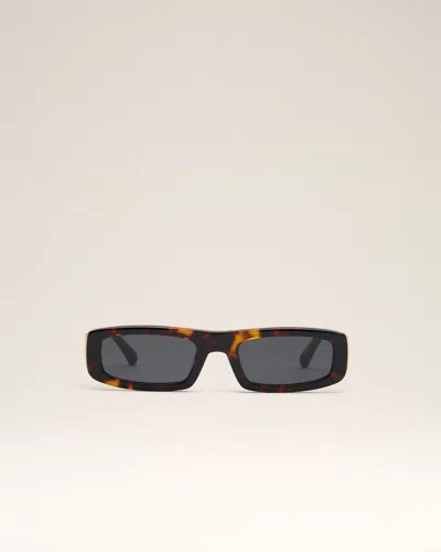 Ami Alexandre Mattiussi Brown 75010 Sunglasses Multicolor In Shell