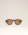 Ami Alexandre Mattiussi Brown Acetate 75002 Sunglasses Multicolor