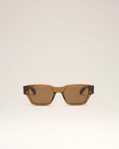 Ami Alexandre Mattiussi Brown Acetate 75009 Sunglasses Yellow