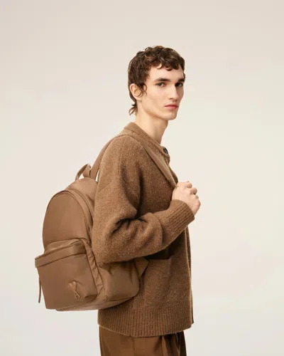 Ami Alexandre Mattiussi Brown Adc Backpack