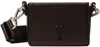 Ami Alexandre Mattiussi Green Leather Ami De Coeur Lunch Box Bag Green In Dark Coffee/221