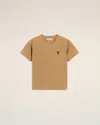 Ami Alexandre Mattiussi Brown Cotton Ami De Coeur T-shirt Brown In Brown