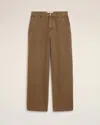 Ami Alexandre Mattiussi Brown Cotton Large Fit Jeans Brown In Brown