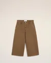 Ami Alexandre Mattiussi Brown Cotton Long Bermuda Short Brown In Brown
