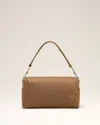 Ami Alexandre Mattiussi Brown Nylon Canvas Marcel Large Bag Brown
