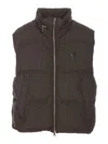 Ami Alexandre Mattiussi Padded Vest In Brown