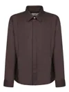 Ami Alexandre Mattiussi Ami Paris Shirts In Brown
