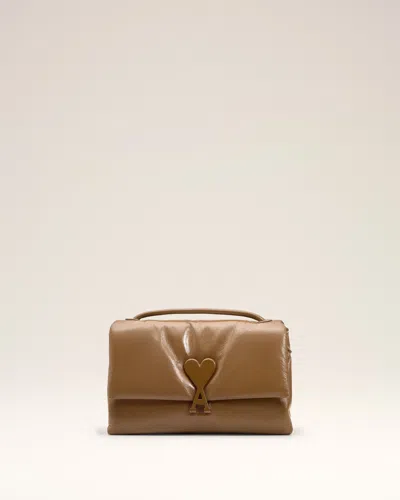 Ami Alexandre Mattiussi Brown Smooth Leather Voulez Vous Bag Brown