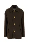 Ami Alexandre Mattiussi Ami Paris Brown Wool Jacket In Brown