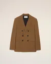 Ami Alexandre Mattiussi Ami Double-breasted Light Wool Twill Blazer