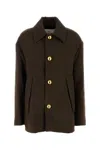 Ami Alexandre Mattiussi Ami Paris Brown Wool Jacket